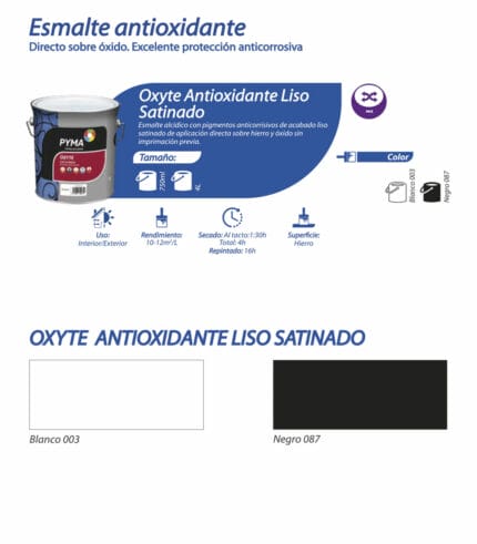 Esmalte antioxidante Oxyte satinado