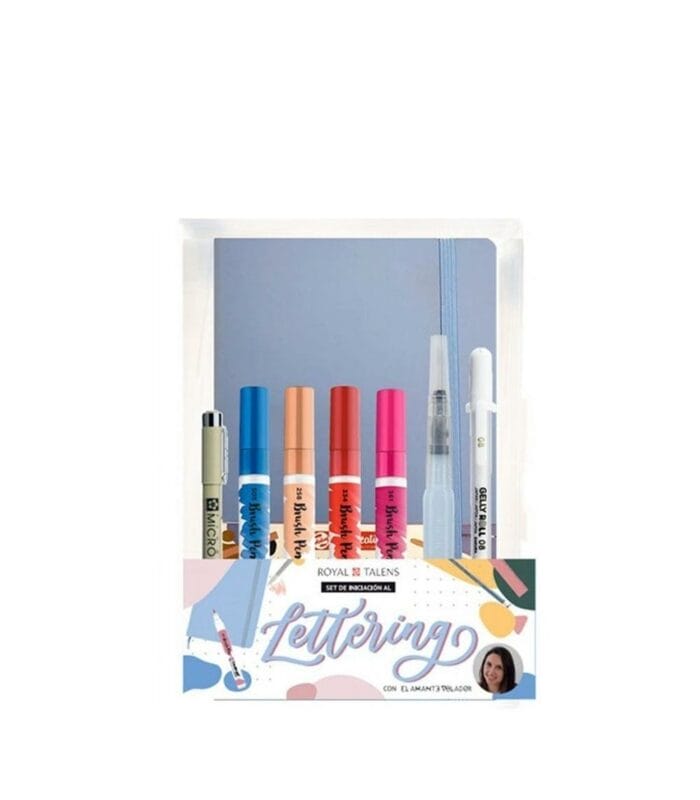 Blue Talens Lettering Starter Set