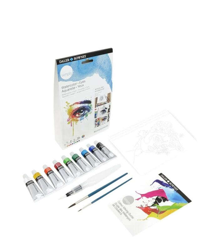 Set Simply acuarela Daler Rowney abierto